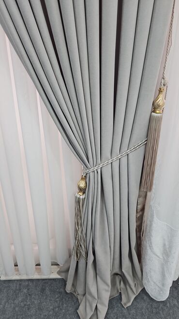 Pərdə və tüllər: Pərdə aksesuarları, tavan bağlama qotazlar, rəng seçimi var — 3