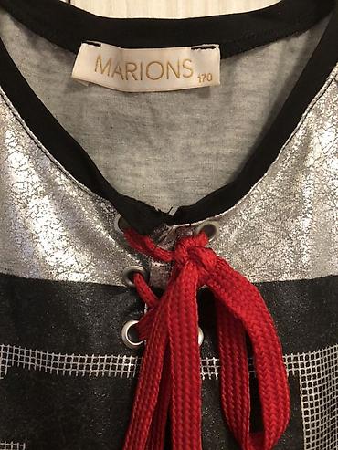 Şəxsi əşyalar: Marions köynək, ölçü 170 - Rəng: metalik gümüşü, qara detallar - Ön — 2