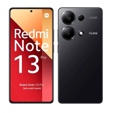 телефоны xiaomi redmi note 10: Redmi, Redmi Note 13 Pro, 512 ГБ, цвет - Черный, 2 SIM