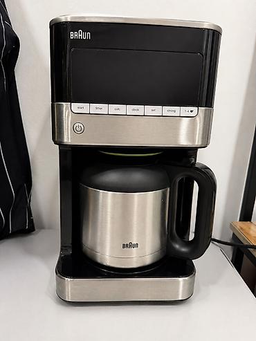smart coffee: Кофеварка Braun с термокувшином Пользовались всего 2 раза, состояние — 1