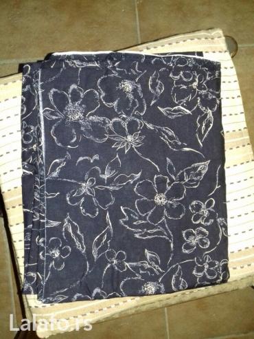 šlingani pamuk: Cotton, 140 cm, Floral, color - Blue