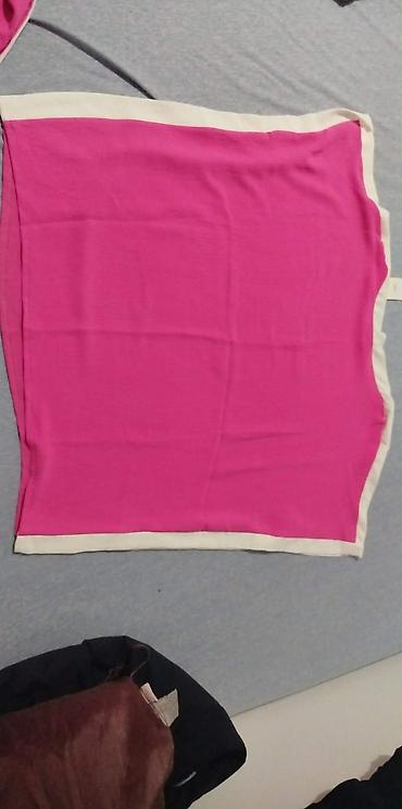 Kompleti: Komplet – tunika i pantalone u fuksija roze boji sa belim obrubom - — 6