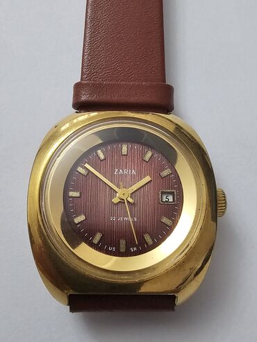 ми банд 4: Женские позолоченные часы Заря СССР на новом кожаном ремешке. Сост на