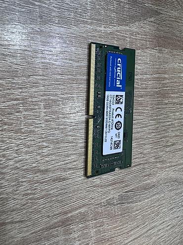 ddr4 8gb ram notebook: Satılır: Crucial 16GB DDR4 3200MHz Laptop RAM Yeni nəsil noutbuklar — 2