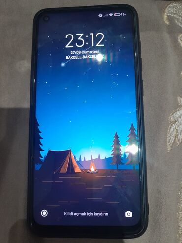 купить подержанный ноутбук: Redmi Note 9, 128 ГБ, цвет - Синий, Отпечаток пальца