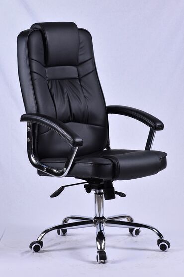 Ofis və oyun kresloları: Yeni, Təkərli, Qolları tənzimlənir, Dəri — 4