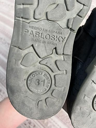 nike react: Детские кроссовки Pablosky, размер 31 (маркировка на подошве). Сделано — 2