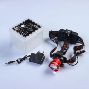 фонарик для головы: Фонарь налобный аккумуляторный "Мастер К.", 1 led, 3 режима Цена 2300с
