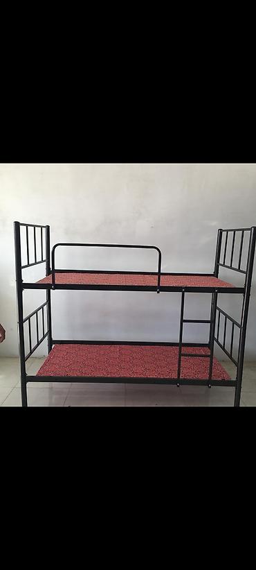 carpayı dəmir: Oğlan və qız üçün, Yeni, Çarpayı, Matras ilə, Siyirməsiz, Dəmir — 1
