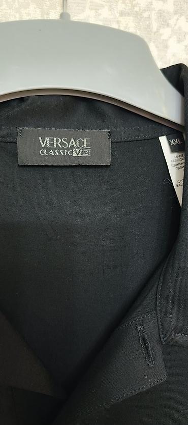 майк: Мужская футболка, Versace, 2XL, цвет - Черный — 3