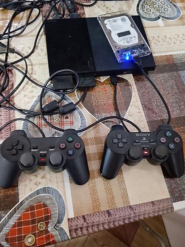 ps3 hard disk: PlayStation 2 Slim (PS2) oyun seti Komplekt: - PS2 Slim konsolu - 2 — 3