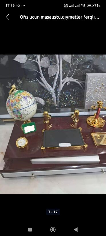 Masaüstü dəstlər: Ofis və iş otaqları üçün masaüstü dəst.tek və komplekt şəkildə — 15