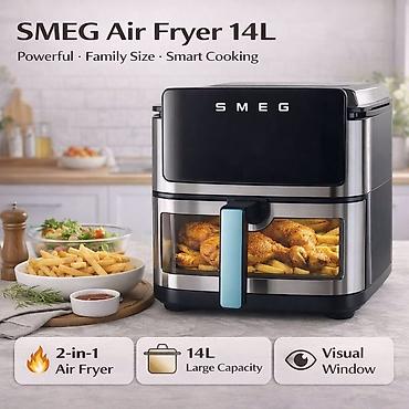 3000w: Моби Центр/ Mobi Center Аэрофритюрница SMEG SY-850D-T, 14 л - — 1
