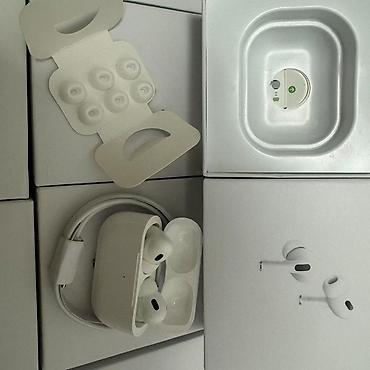Аудиотехника: Айрподсы люкс копия с магнитным зарядным кейсом (USB‑C) Комплектация — 2