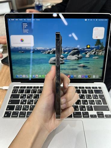 Уюлдук телефондор жана аксессуарлар: IPhone 13 Pro, Колдонулган, 256 ГБ, Jet Black, Коргоочу айнек, Каптама, 100 % — 3