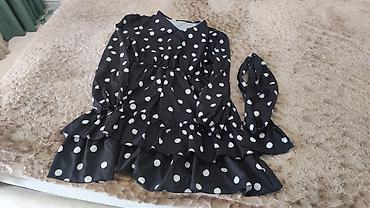 desd geyimler: Qadın geyimləri dəsti 1) Qara rəngli, iri ağ xallı (polka dot) qısa — 1