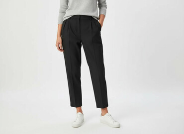 Trousers: H&M, Material trousers for women, size S