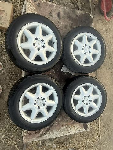 120 prado: Комплект ЗИМНЫХ резин 205/60 R16 оригинальных литых дисков — 1