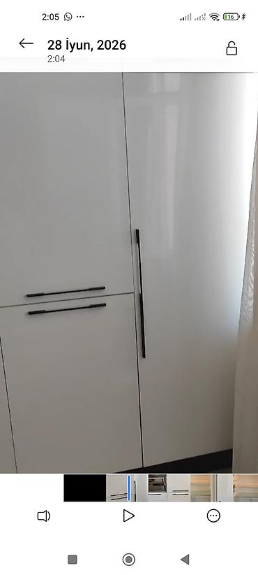 Soyuducular: Gömülü (inteqrasiya olunan) iki qapılı soyuducu + dondurucu İsdər — 1