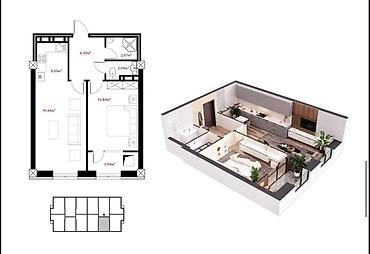 спочно продаю: 1 комната, 55 м², Элитка, 16 этаж, ПСО (под самоотделку) — 7