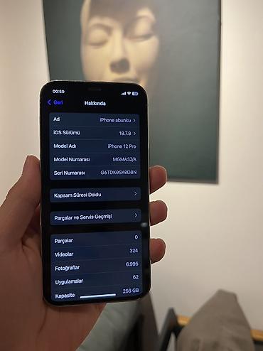 IPhone 12 Pro, 256 GB, Ağ, Face ID
