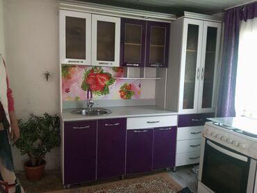 стол раскладной купить: Кухонный гарнитур, Б/у, цвет - Фиолетовый, Самовывоз