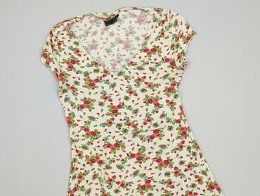 szyfonowe sukienki w kwiaty: Sukienka, S, stan - Bardzo dobry