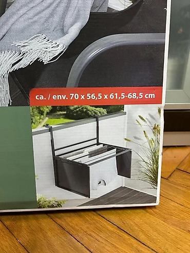 Baštenski nameštaj: Belavi balkon sto sa sušilicom za veš - Multifunkcionalni sklopivi — 5