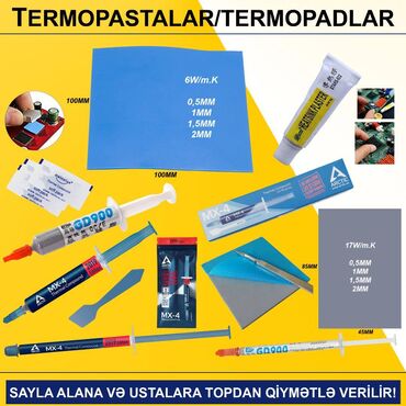 Termopasta: Termopastalar və Termopadlar SAYLA ALANA VƏ USTALARA TOPDAN QİYMƏTLƏ — 1