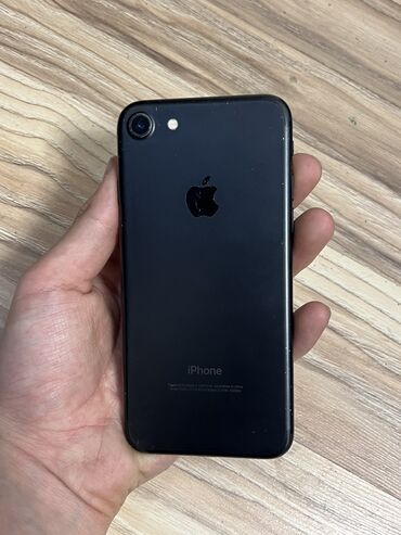 Apple iPhone: IPhone 7, Колдонулган, 128 ГБ, Кара, Каптама, 100 %