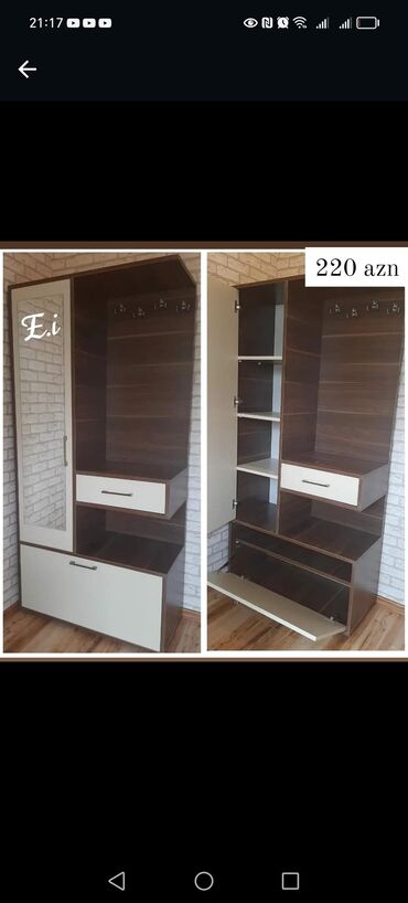 Dolablar: Yeni, Açılan, 2 qapılı Düz dolab, Dəhliz dolabı, Türkiyə — 9