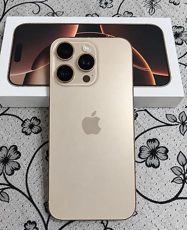 Mobil telefonlar: IPhone 16 Pro, 256 GB, Qızılı, Face ID — 5