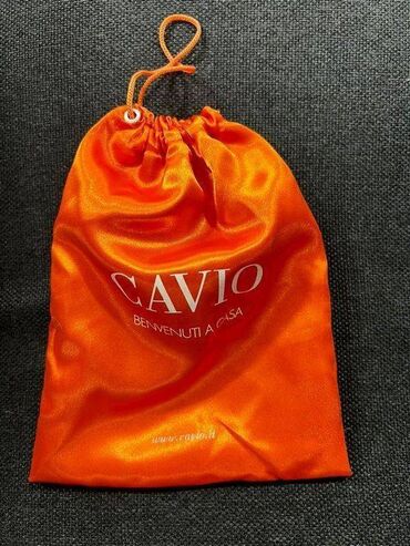 нижнее белье сексуальное: Мешочек атласный, оранжевый, размер 16 см х 20 см, CAVIO, на завязках