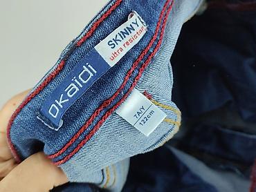lantis jeans: Spodnie jeansowe, Okaidi, 7 lat, 122, stan - Idealny — 4