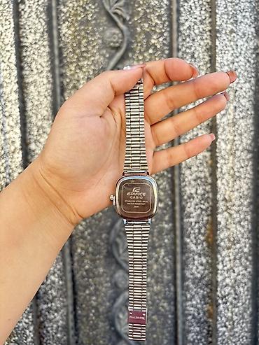 canon saat: Casio Edifice kişi/qadın qol saatı - Korpus: paslanmayan polad - Arxa — 1