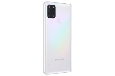 samsung s10 note: Samsung Galaxy A21S, Колдонулган, 32 GB, түсү - Ак, 1 SIM, 2 SIM, eSIM