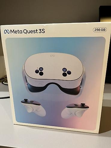 vr açki: Meta Quest 3S VR eynəyi – 256 GB Yeniden secilmir 3-4 defe isledilib — 1