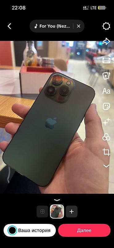 iphone 13 mini lalafo: IPhone 13 Pro, Б/у, 128 ГБ, Зеленый, Чехол, 77 % — 1