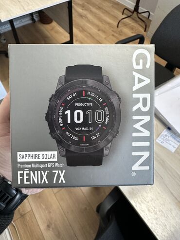смарт часы купить бишкек: Garmin Fenix 7X Sapphire solar. Полный комплект. Предложение