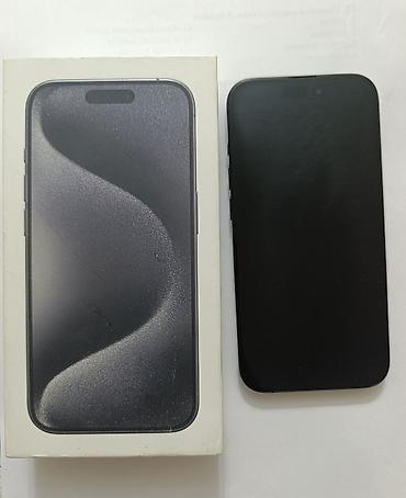 IPhone 15 Pro, 128 GB, Black Titanium, Face ID