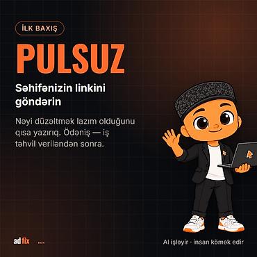 reklam işi: Reklama pul verirsiniz, müştəri yoxdur? Audit — 39 ₼-dən. Instagram — 4