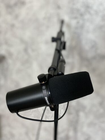 студийный микрофон samson: Микрофон SHURE SM7B - в комплекте ХLR кабель 5м - стойка для