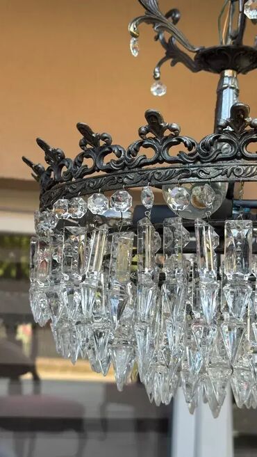 Ostali stilski nameštaj: Stari kristalni luster - ODLIČNO STANJE U odličnom stanju 💎 Kao na — 5