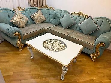 stoll: Divan + jurnal masası birlikdə satılır. • Qiymət: 580 AZN • Ölçü: 2 — 1