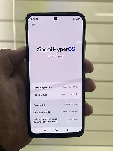 Уюлдук телефондор жана аксессуарлар: Редми нот 11 на 128 гб 📱 Телефон в хорошем состоянии ✅ Всё чётко — 3