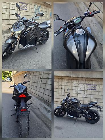 Мотоциклы: Электромотоцикл Kawasaki Z1000 Мотор колесо 10кВт (широкое) Запас — 1
