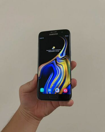 самсунк ж4: Samsung Galaxy S7 Edge, Б/у, 32 ГБ, цвет - Черный