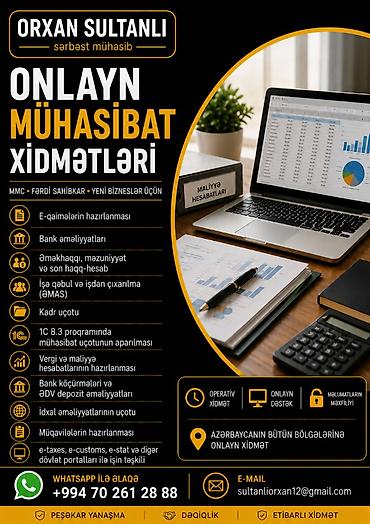 fire fire hesabları: Mühasibat uçotu | Hesabatlarının hazırlanması və təqdim edilməsi, Kadr uçotunun aparılması, Mühasibat uçotunun aparılması — 1
