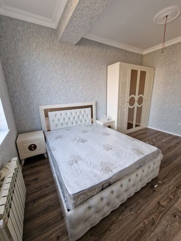 2 ci el skaflar: Двуспальная кровать, Шкаф, 2 тумбы, Азербайджан, Новый