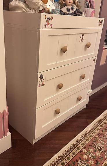 Комоды: Uşaq otağı üçün ağ rəngli MOTHERCARE komod - Dizayn: Skandinaviya — 2